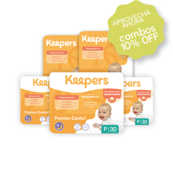 Combo de 150 pañales Talle P