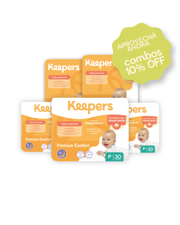 Combo de 150 pañales Talle P