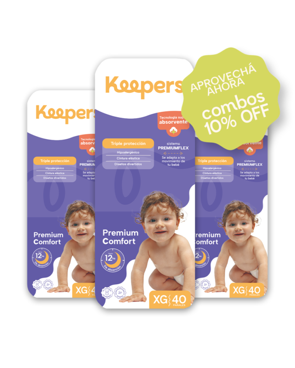 Combo de 120 pañales Talle XG