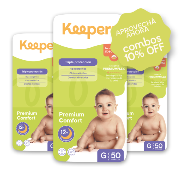 Combo de 150 pañales Talle G