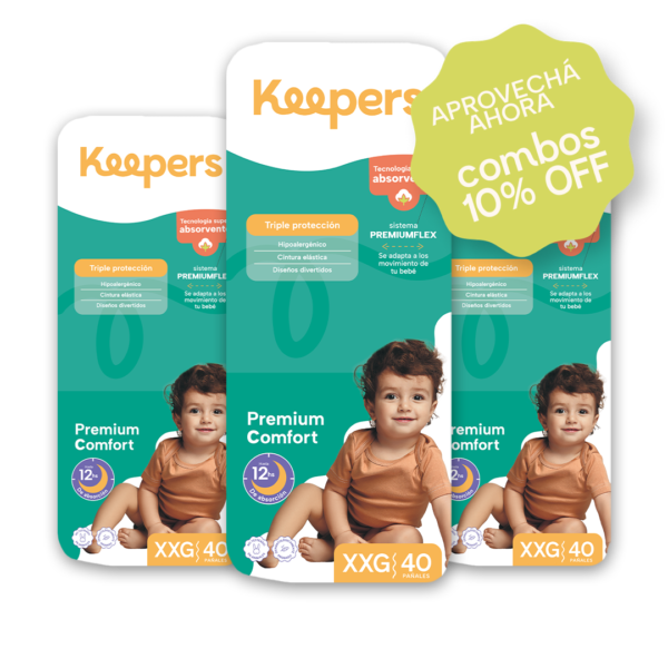 Combo de 120 pañales Talle XXG