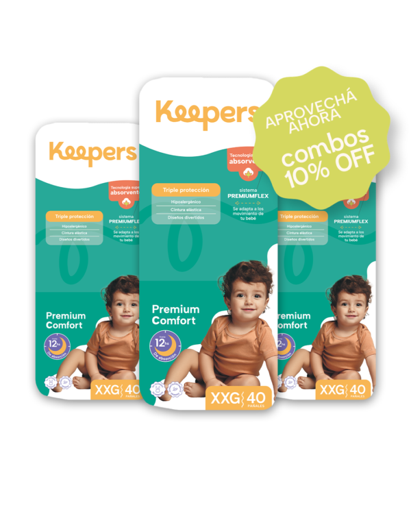 Combo de 120 pañales Talle XXG