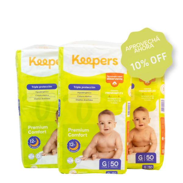 Combo de 150 pañales Talle G