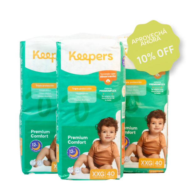 Combo de 120 pañales Talle XXG